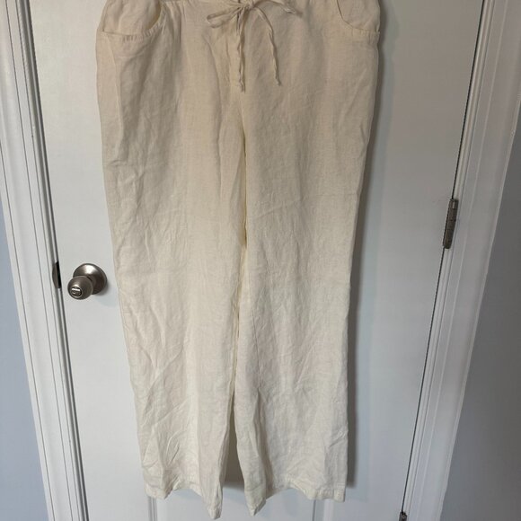 JM collection linen pants - Picture 1 of 7